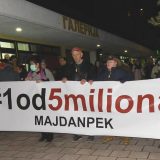 Održan osmi protest "1 od 5 miliona" u Majdanpeku 2