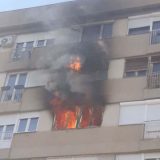 Vatra uništila stan u palati „Morava“ 15