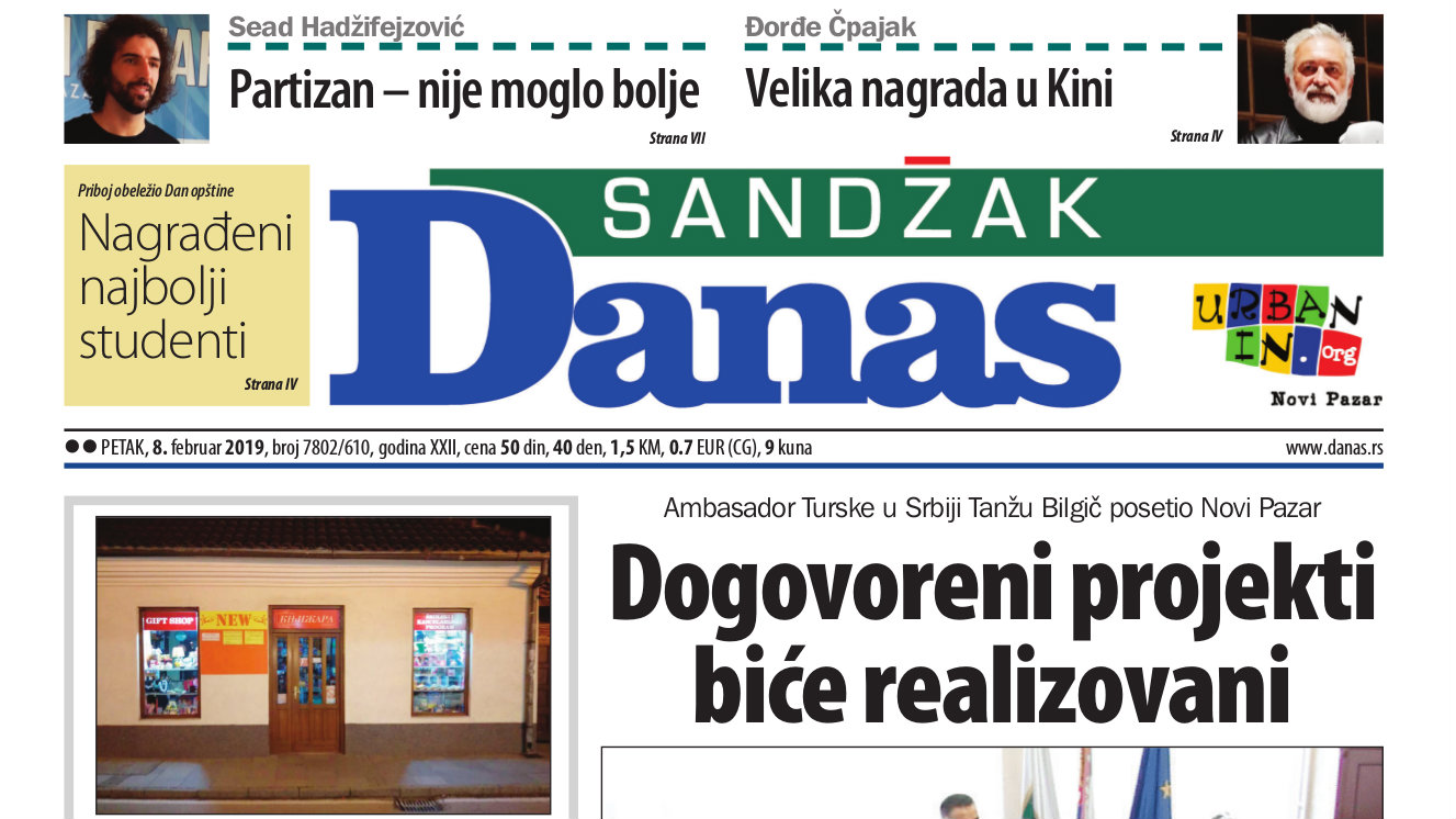 Sandžak Danas - 8. februar 2019. 1