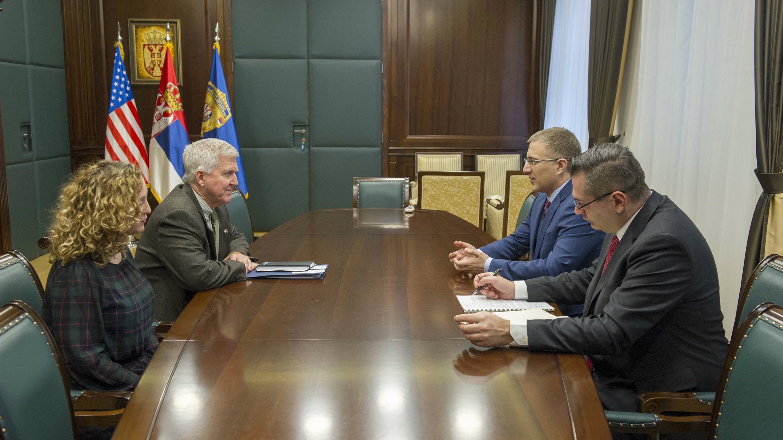 Stefanović i Skot o saradnji u oblasti unutrašnjih poslova 1