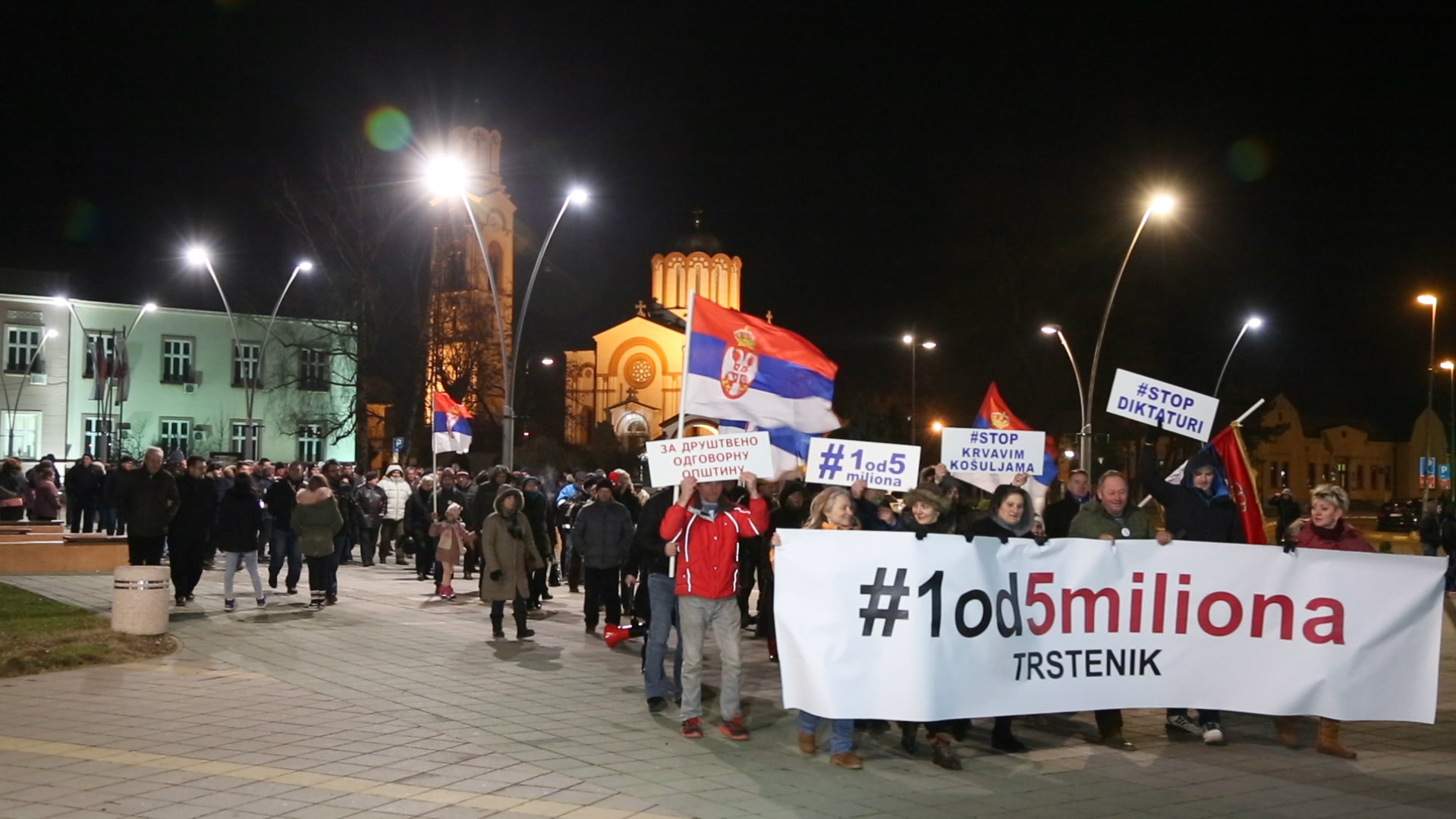 Nastavljeni protesti u Srbiji (VIDEO) 4