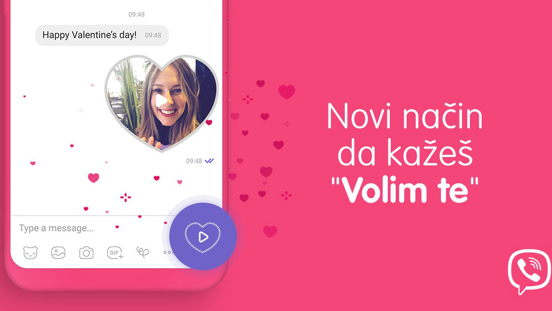 Viber predstavio posebne video poruke u obliku srca za Dan zaljubljenih 1
