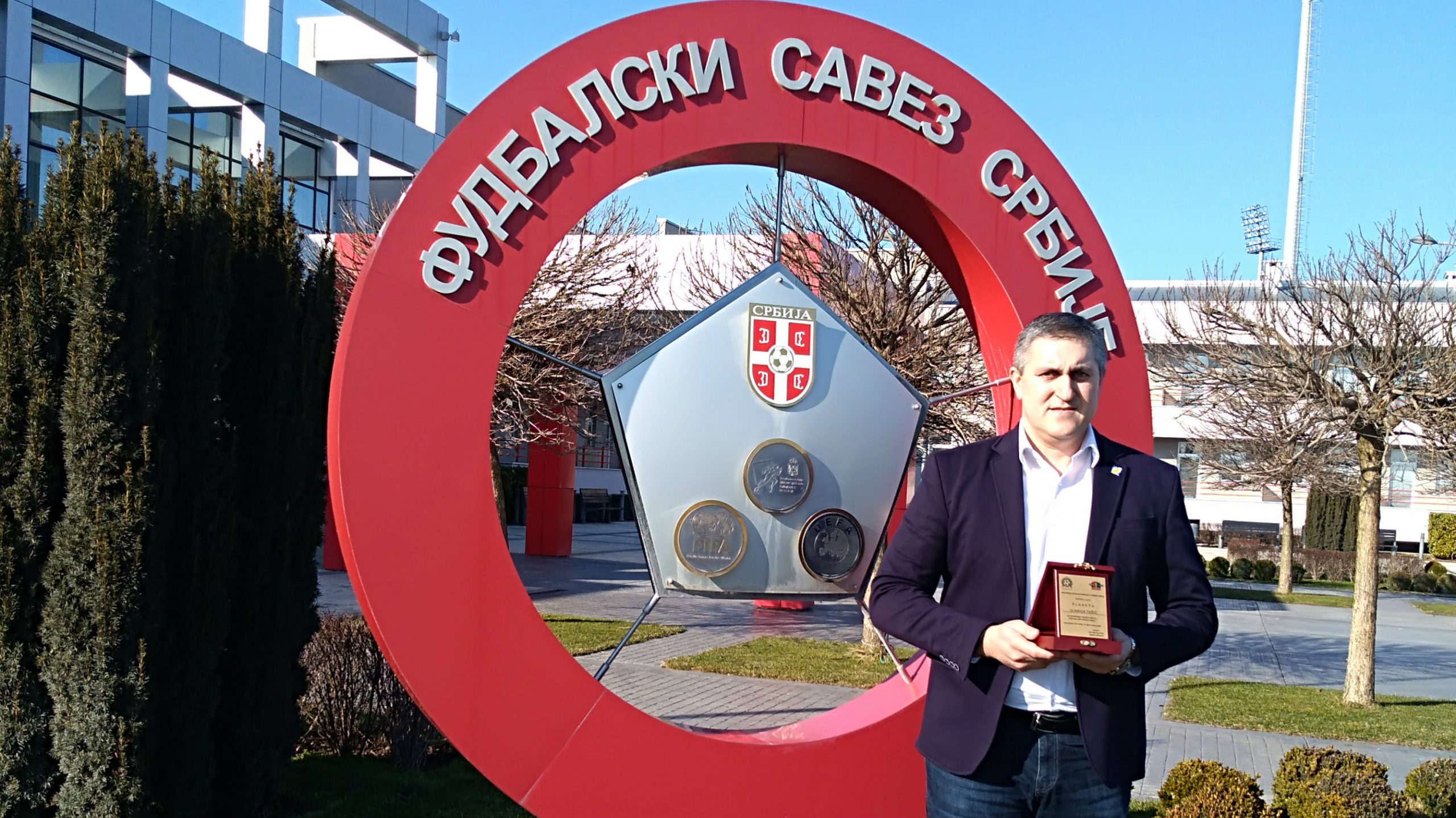 Vladica Tošić dobitnik Plakete za unapređenje dečjeg fudbala u Srbiji 1