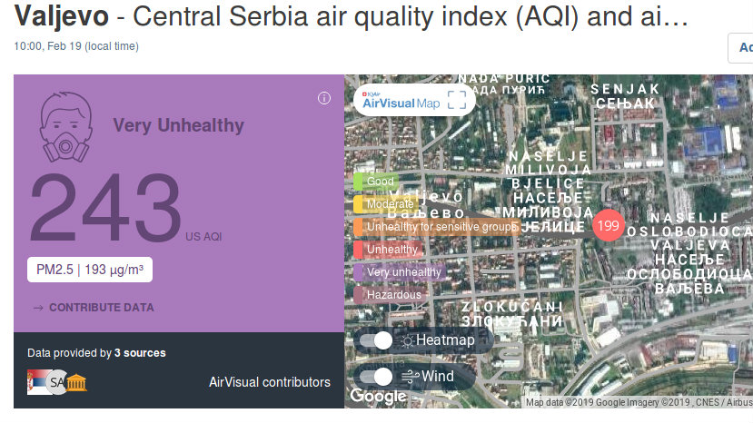 Zagađenost vazduha u Srbiji ponovo alarmantna 2