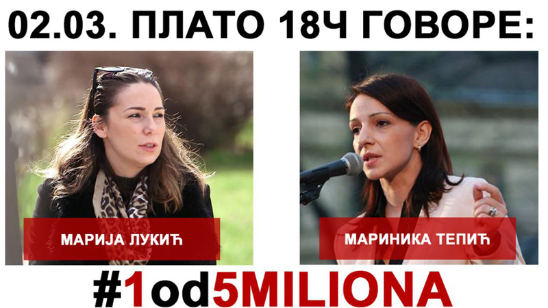 Protest 1 od 5 miliona: Ponovo oblepiti grad "Vučićevim lažima" 2