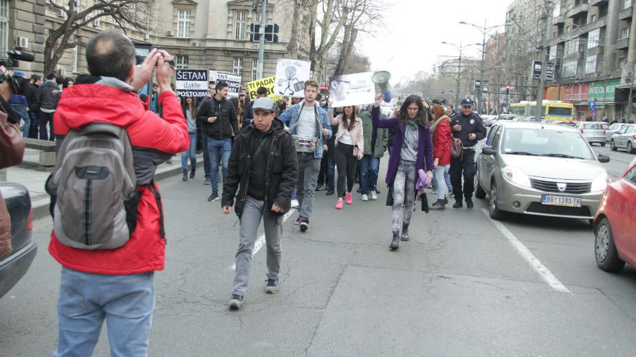 Sindikat prosvetara Vojvodine podržao studentski marš 6. aprila 1