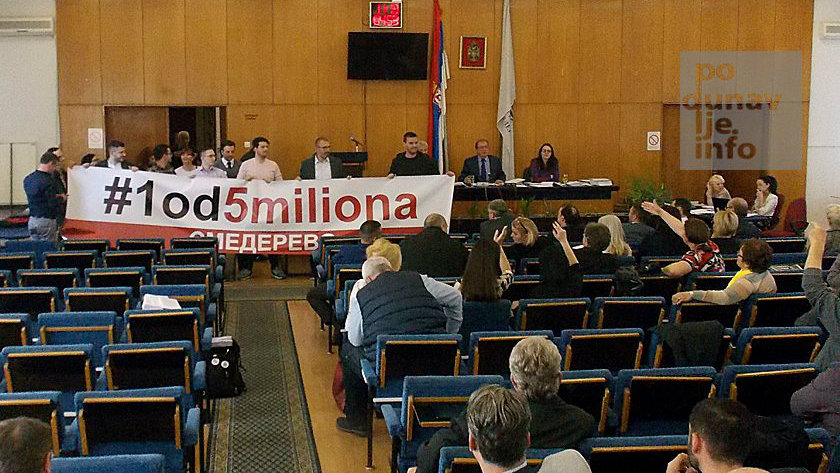 Smederevo: Opozicija napustila Skupštinu 1