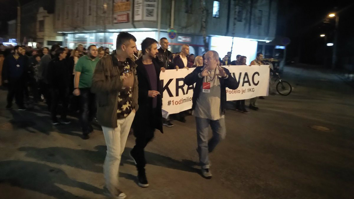 Protest u Kragujevcu: Vlast vodi narod i Srbiju u sunovrat i diktaturu 1