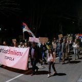 U Topoli večeras nastavljen protest Jedan od pet miliona 1