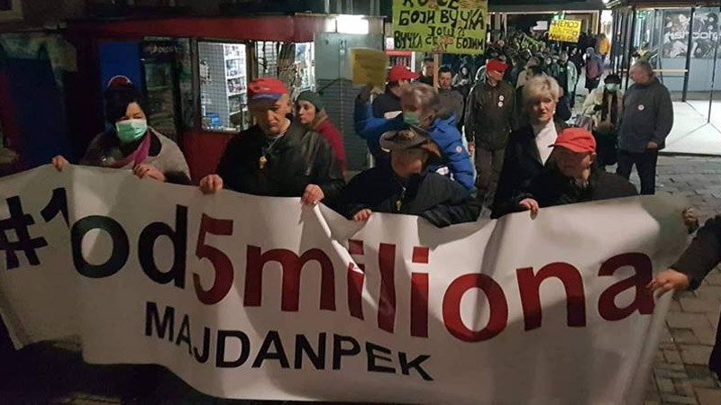 Nepromenjena lista zahteva na petom protestu u Majdanpeku 1