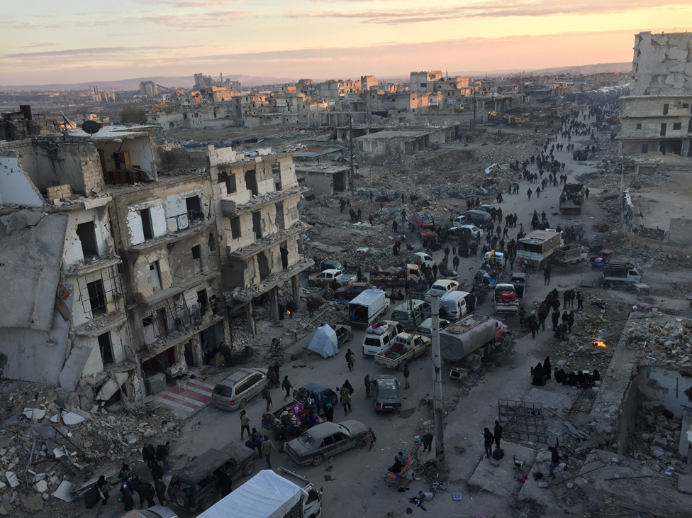 Evakuacija istočnog Alepa u decembru 2016.