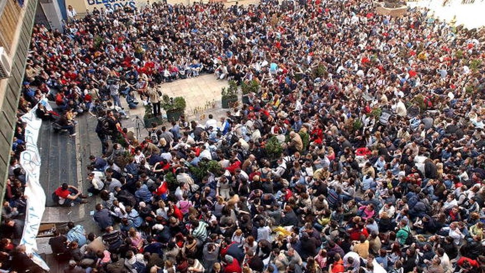 demonstracije Beograd mart 2004.