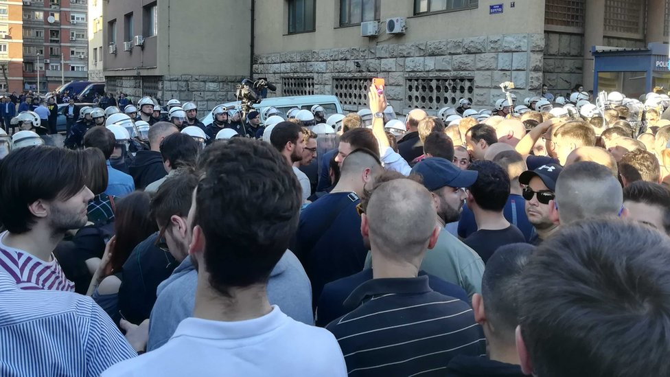 protest građana u Beogradu, 17. mart