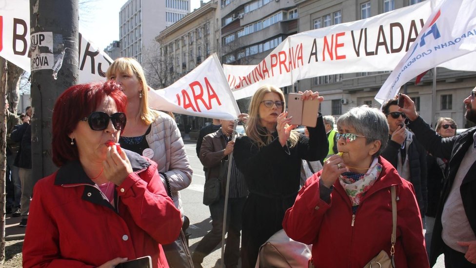 Protest CHF, Beograd 21. mart 2019.