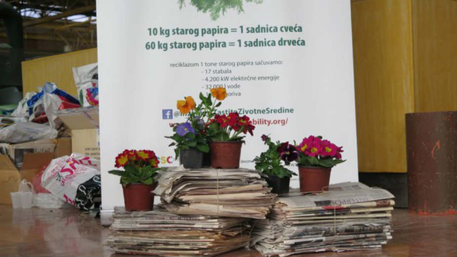 Akcija zamena starog papira za sadnice 1