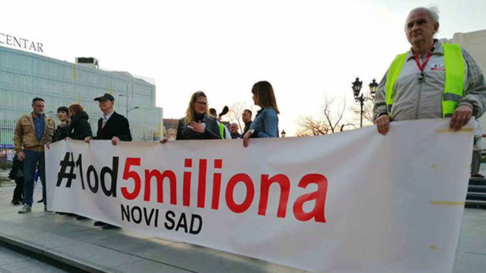 Protesti "1 od 5 miliona" održani u više od 25 gradova i opština (FOTO, VIDEO) 4