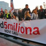Nastavak protesta "1 od 5 miliona" u Novom Sadu 3. maja 9