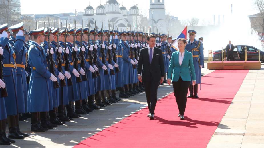 Italijanski premijer počeo posetu Srbiji 1