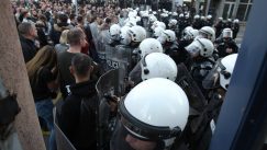 Protest završen, Obradović dao rok policiji da oslobodi uhapšene (VIDEO)(FOTO) 3