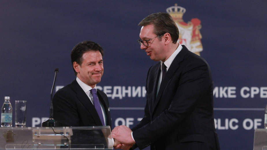 Vučić i Konte: Italija će biti ambasador Srbije na njenom putu ka EU 1