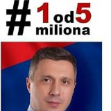 Boško Obradović na 10. protestu u Trsteniku 21. marta 4