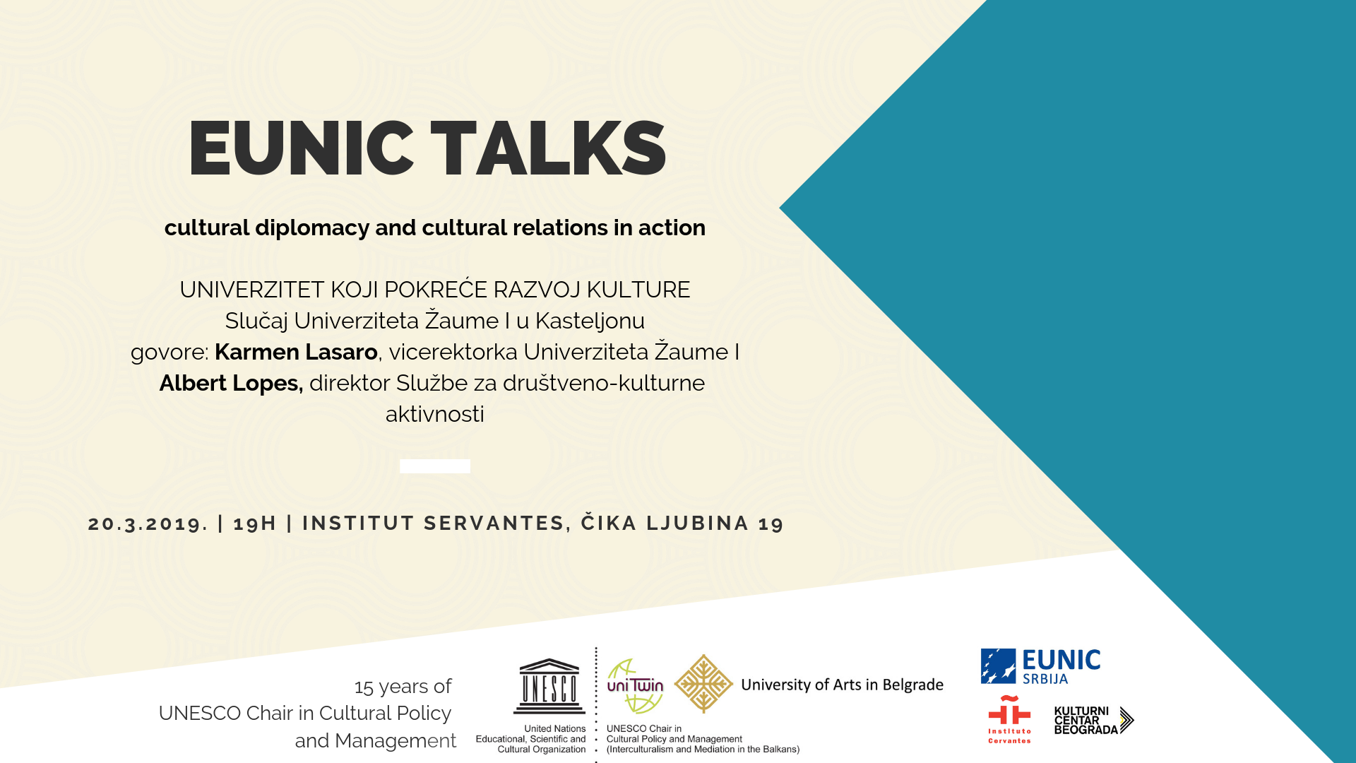 Predstavljanje Univerziteta Žaume I u Kasteljonu de la Plani 20. marta 1