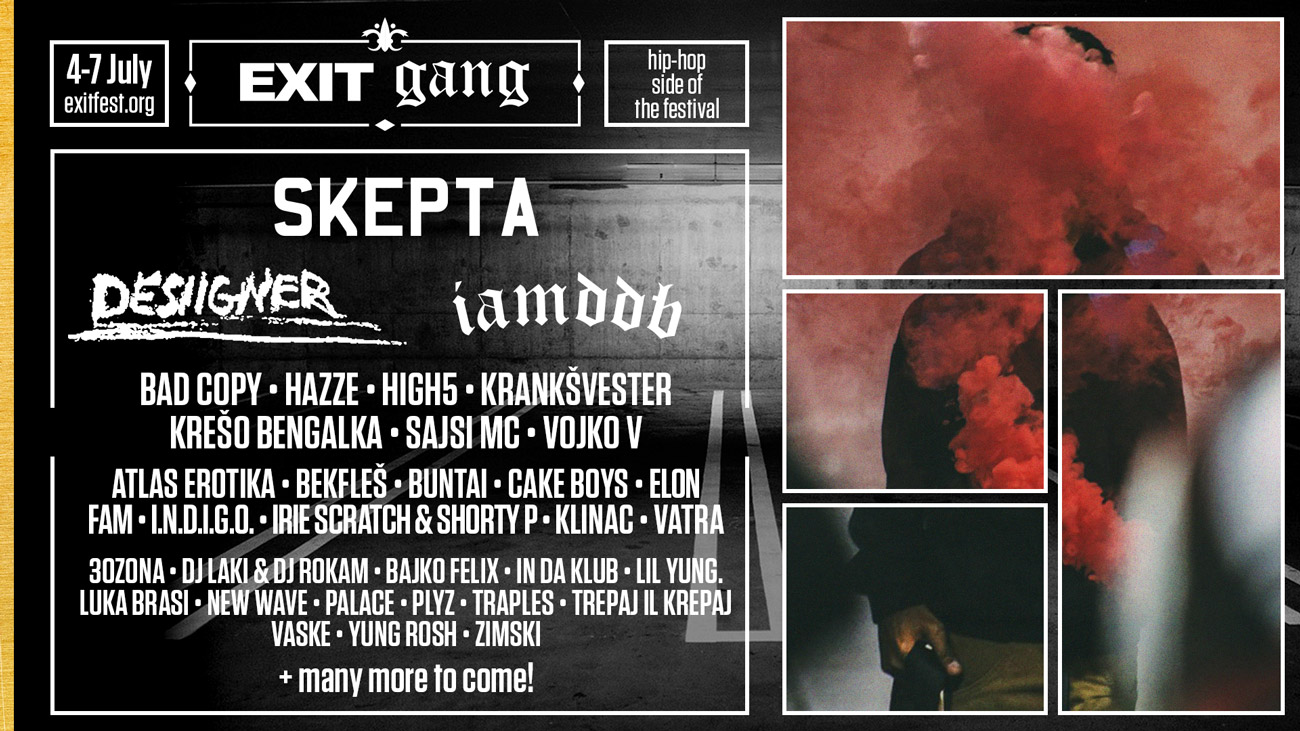 Egzit: Hip-hop festival uz Skeptu, IAMDDB, Desiigner i preko 70 izvođača 1