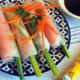 Vijetnamske prolećne rolnice sa sosom od kikiriki putera (Gỏi cuốn) - recept 4