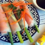 Vijetnamske prolećne rolnice sa sosom od kikiriki putera (Gỏi cuốn) - recept 14