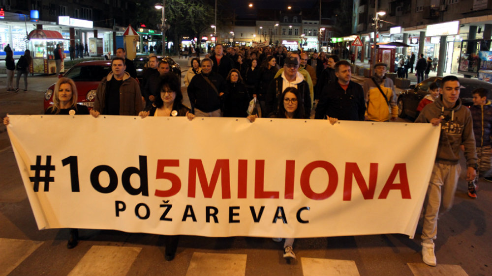 Protesti "1 od 5 miliona" održani u više od 25 gradova i opština (FOTO, VIDEO) 20