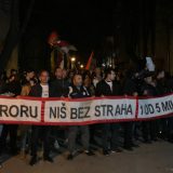 Niš: Protest "Stop teroru - Za Niš bez straha" 8. juna 1
