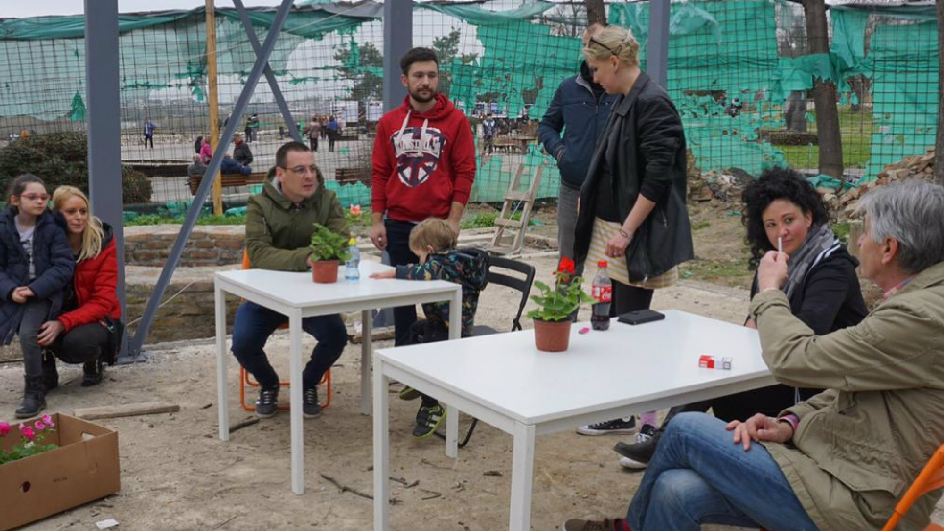 Na Ušću otvorena "kancelarija za odbranu Kalemegdana" 1