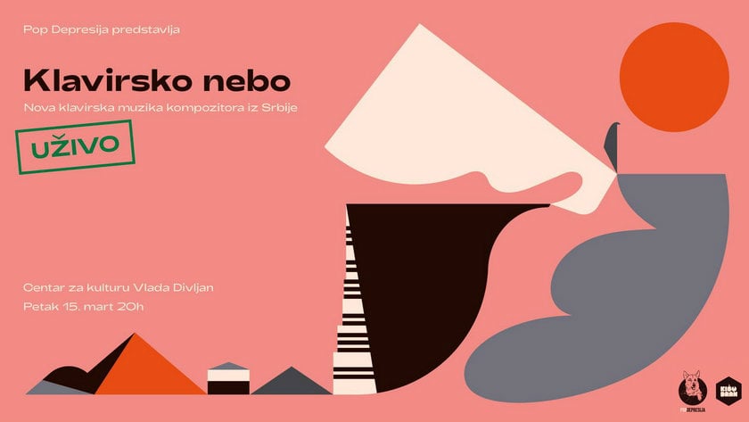 Koncert "Klavirsko nebo uživo" 15. marta u CK "Vlada Divljan" 1