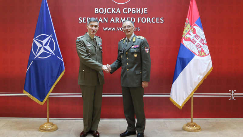 Susret načelnika Generalštaba s komandantom KFOR-a 1