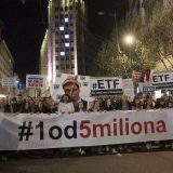 Organizatori protesta "1 od 5 miliona" osudili napad na Kseniju Radovanović 14