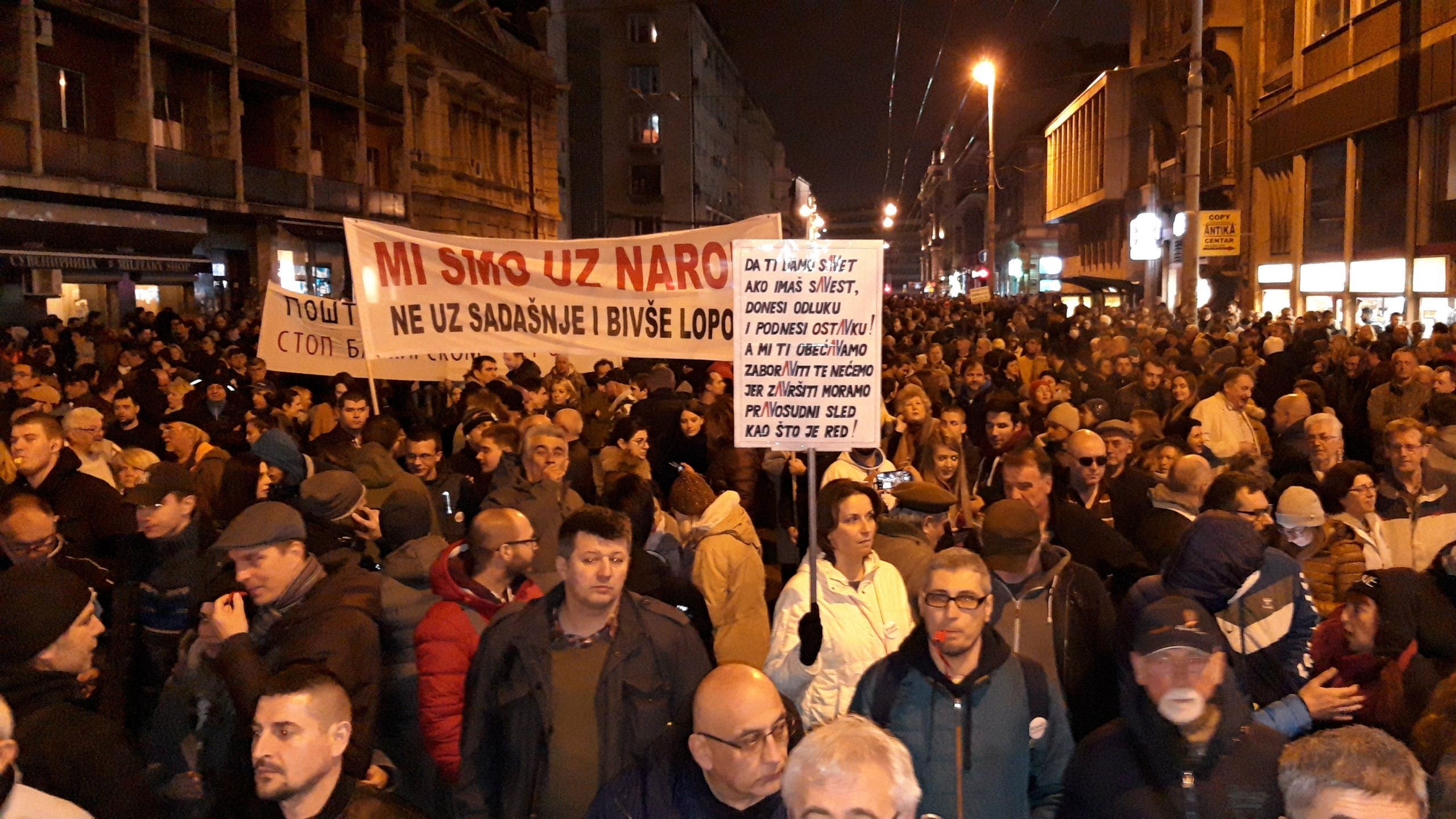 Protest večeras "ulicama laži Aleksandra Vučića" (VIDEO) 1