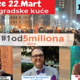 Nenad Kulačin među govornicima na protestu u Užicu 22. marta 13