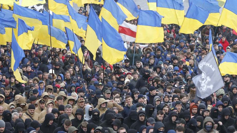 Oko 5.000 desničara protestovalo u Kijevu zbog korupcije 1