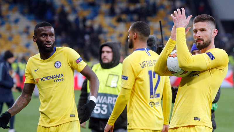 Čelsi ubedljiv u Kijevu za četvrtfinale LE, prošli Napoli i Valensija 1