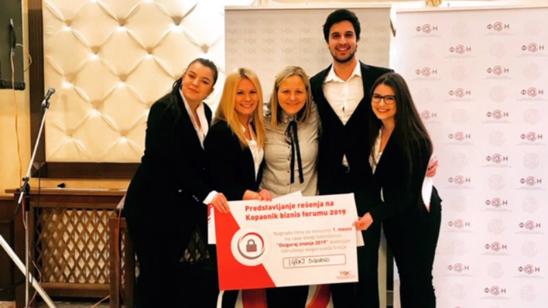 Studenti FON-a pobednici nacionalnog takmičenja iz osiguranja „Osiguraj znanje 2019“ 1