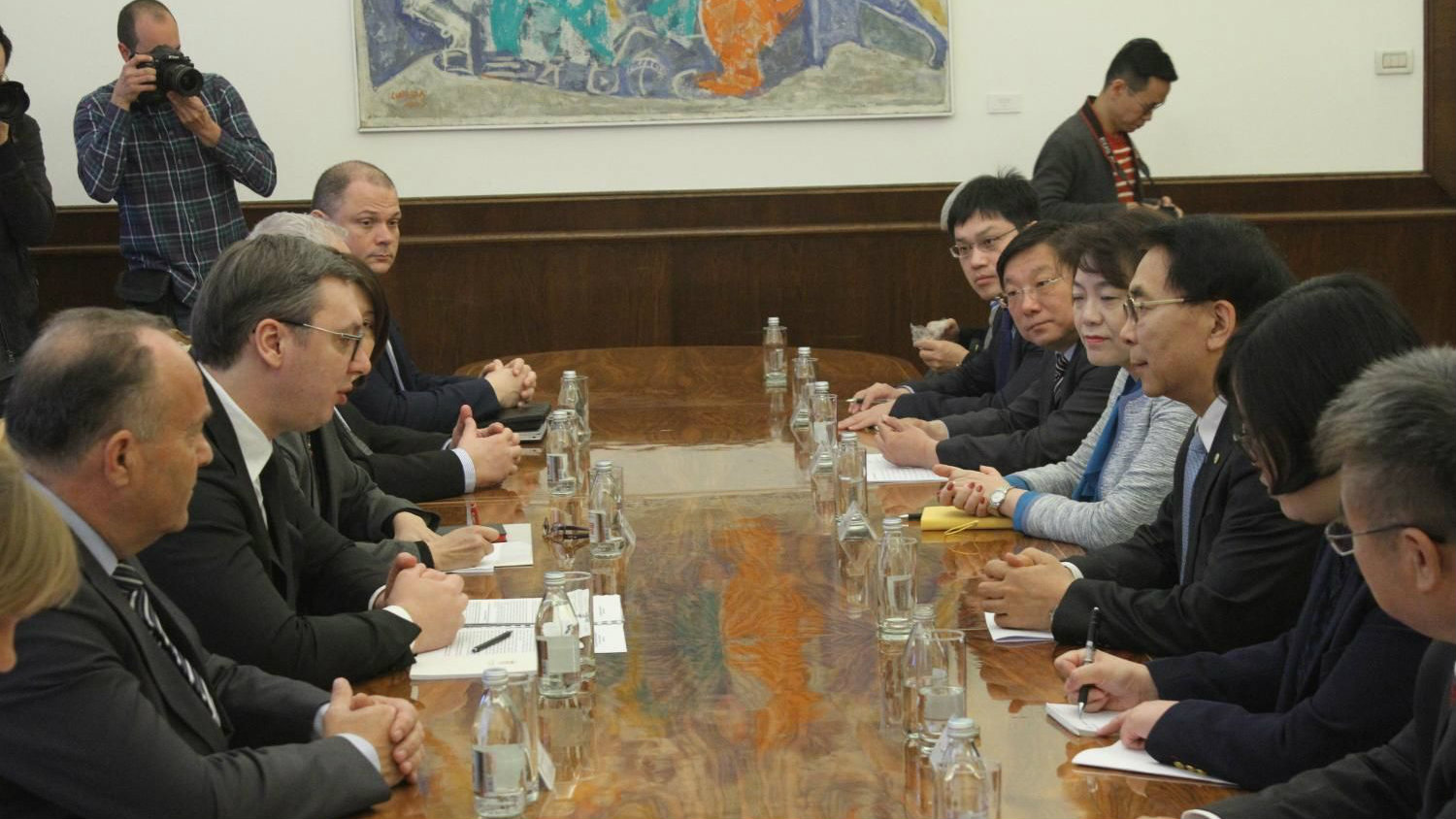 Vučić sa predsednikom Kineske akademije nauka 1