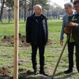 Radojičić u akciji sadnje 163 stabla u parku Ušće u Beogradu 2