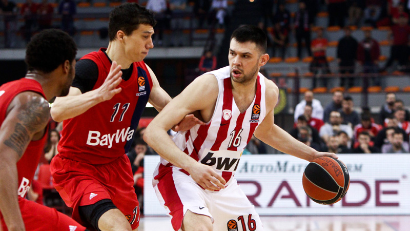 Košarkaši Olimpijakosa pobedili Bajern 1