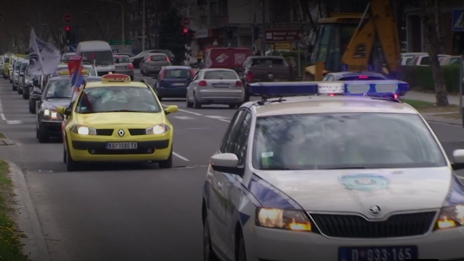 Kragujevac: Protest taksista iz cele Srbije, traže poštovanje zakona 1