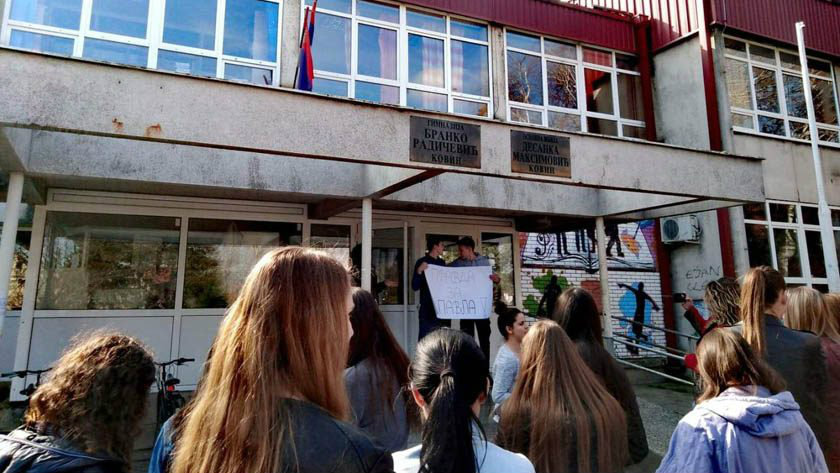 Mladi Kovinci u štrajku solidarnosti sa Pavlom Cvejićem 1
