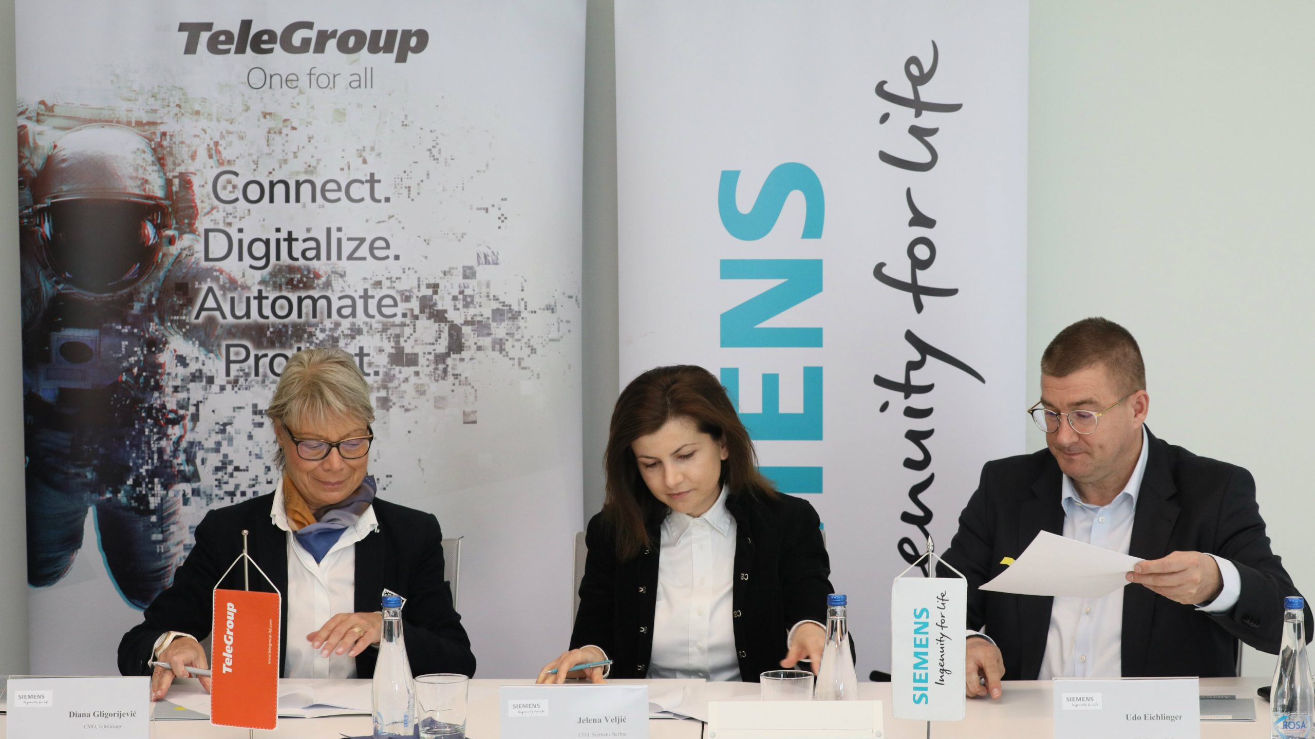 Potpisan memorandum o saradnji kompanija Siemens i TeleGroup 1