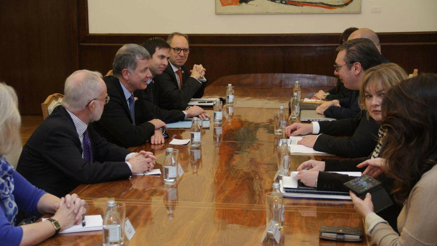 Vučić sa Murom: Priština nije ispunila jedinu obavezu iz Briselskog sporazuma 1