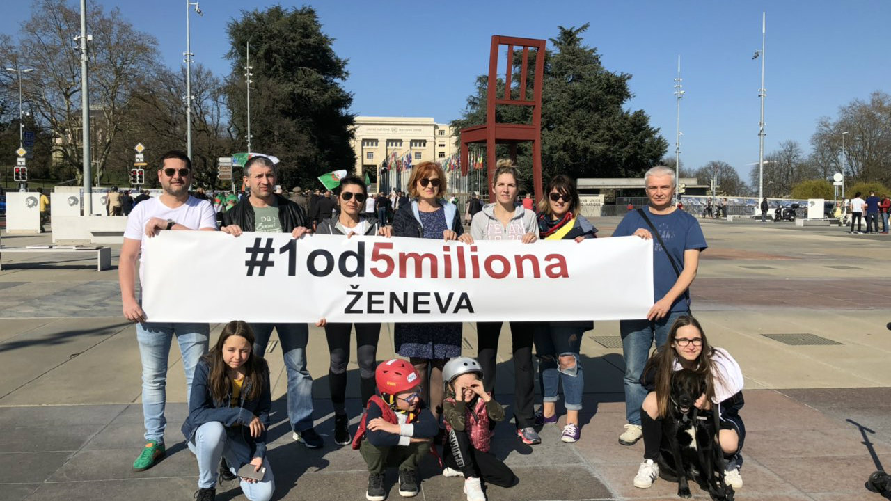 “1 od 5 miliona” u Ženevi 1 “1 od 5 miliona” u Ženevi 1