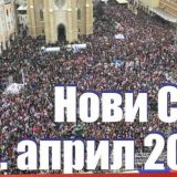 Da li će u Novom Sadu 12. aprila biti održan i protest "1 od 5 miliona" i Vučićev miting? 14