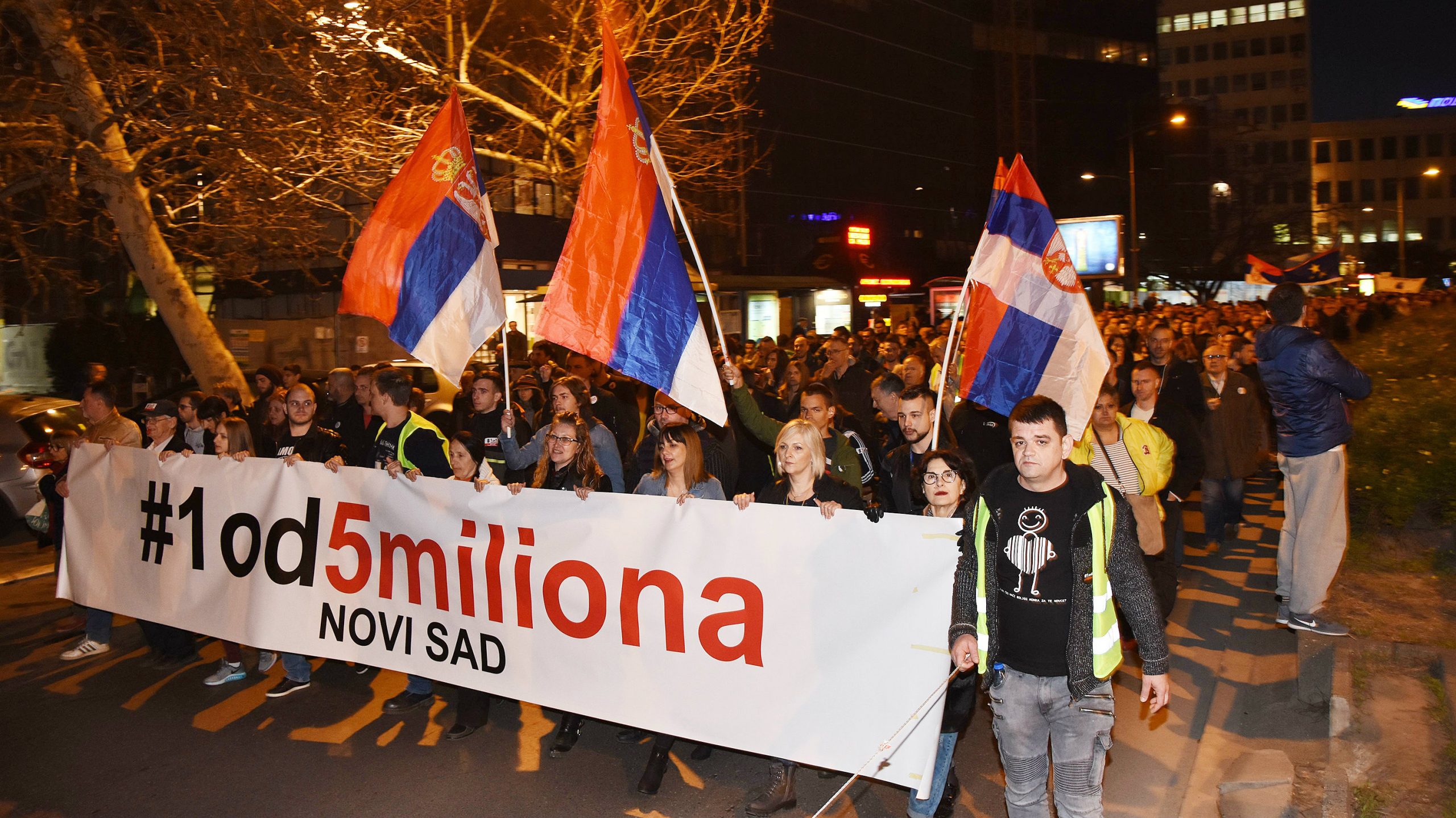 Novi protest „1 od 5 miliona“ 4. aprila u Novom Sadu 1
